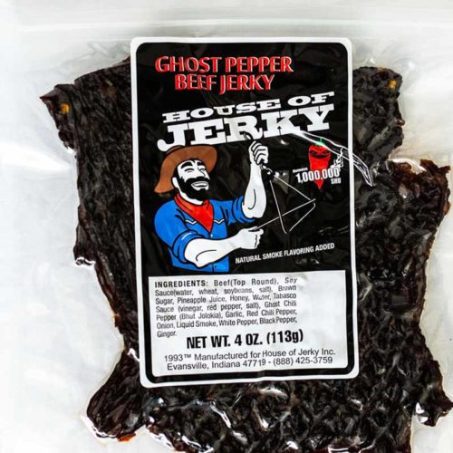 bag of ghost pepper beef jerky